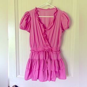 Pink boutique dress Small